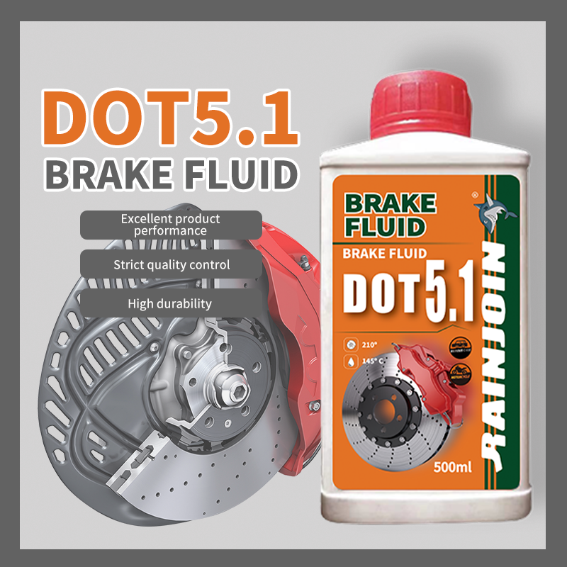 Wholesale Price DOT5.1 500ml Automotive Brake Fluid for ABS Braking Systems in Car