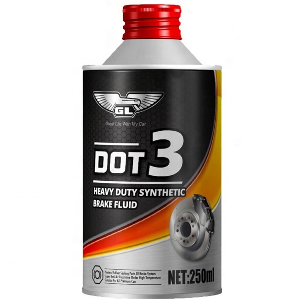 Factory Price High Quality High Boiling Car Lubricants Synthetic DOT3 Brake Fluid for Car Brake System