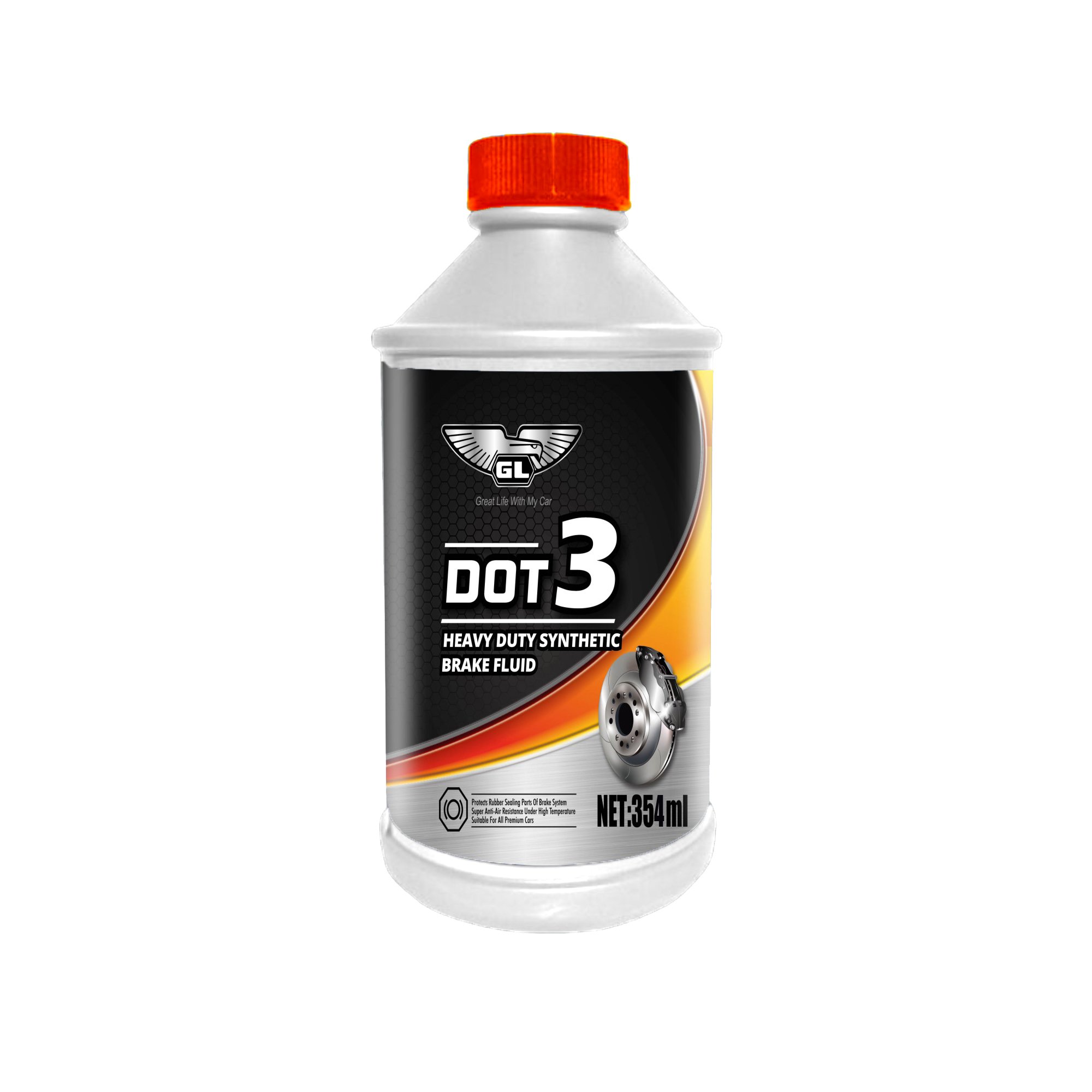 Factory Price High Quality High Boiling Car Lubricants Synthetic DOT3 Brake Fluid for Car Brake System