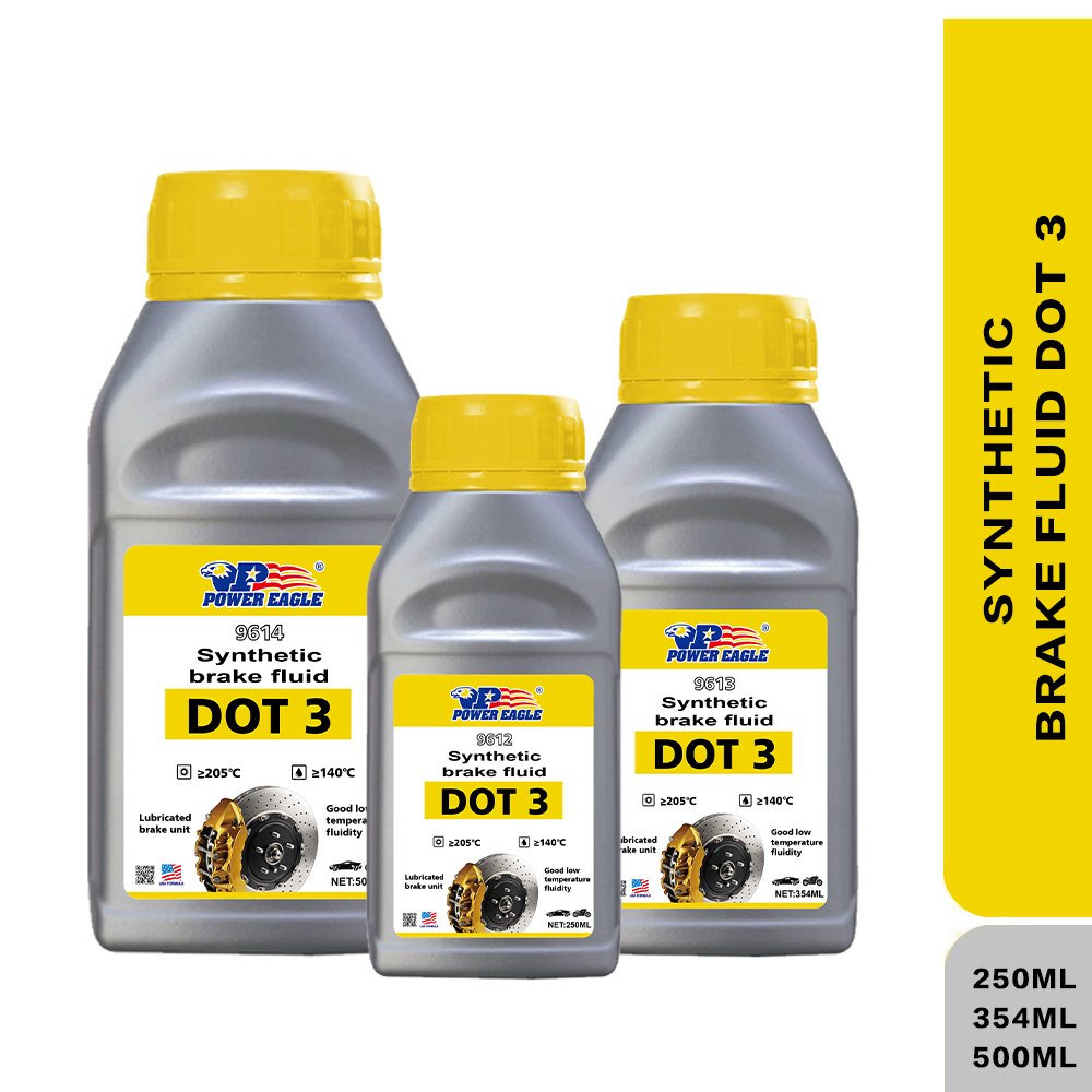 Wholesale Good Quality Factory Price Super Heavy Duty Brake Fluid DOT 3 Super DOT 4 Brake Oil