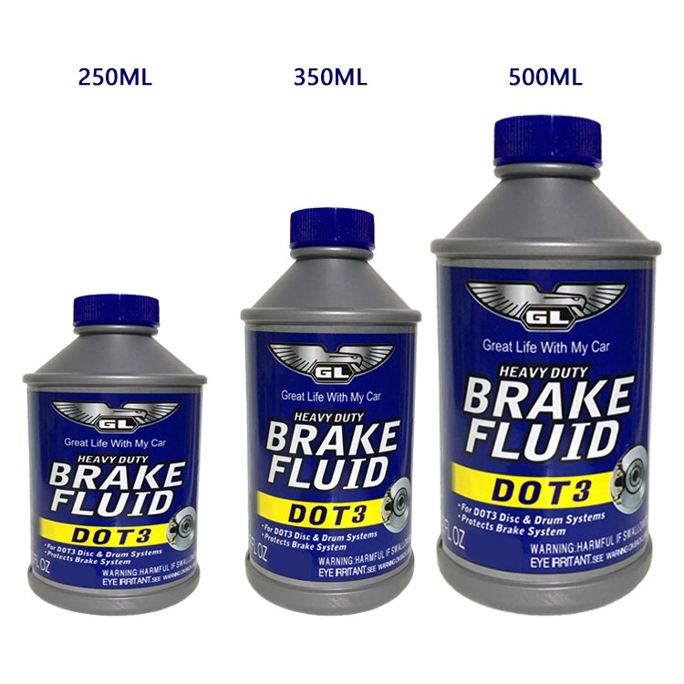 500 Mlmanufacturer Brake-fluid 200ml Guangdong Dot3 Brake Fluid