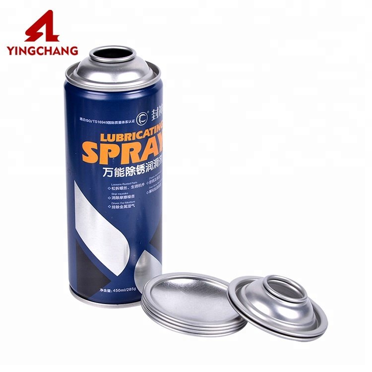 Oils Fluids Lubricants Can Aerosol Metal Tin Can for Engine Oil Brake Fluids Brake Cleaner Spray