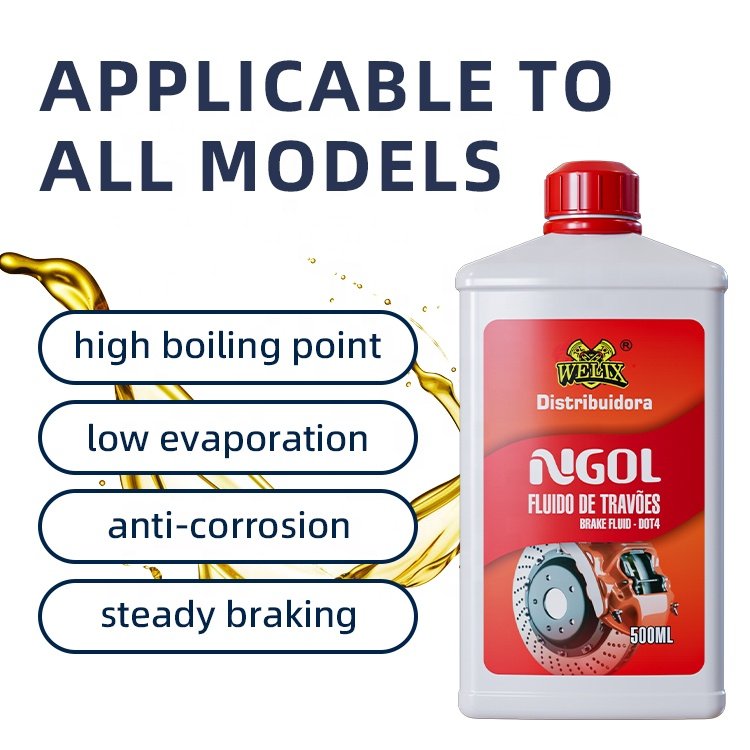 Wholesale Car Care Product High End Brake Fluid Dot 3 High Boiling Point Brake Oil for Car and Motorcycle