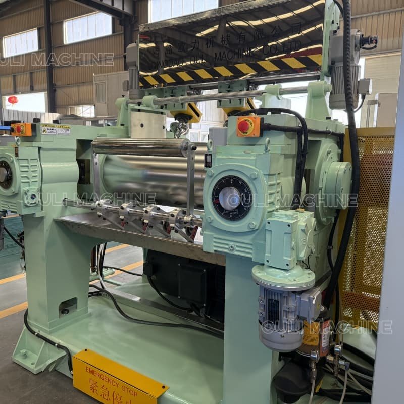16-Inch Automatic Rubber Mixing Mill Machine Open Two Roller with Pump and Bearing Core Components for Processing Machinery