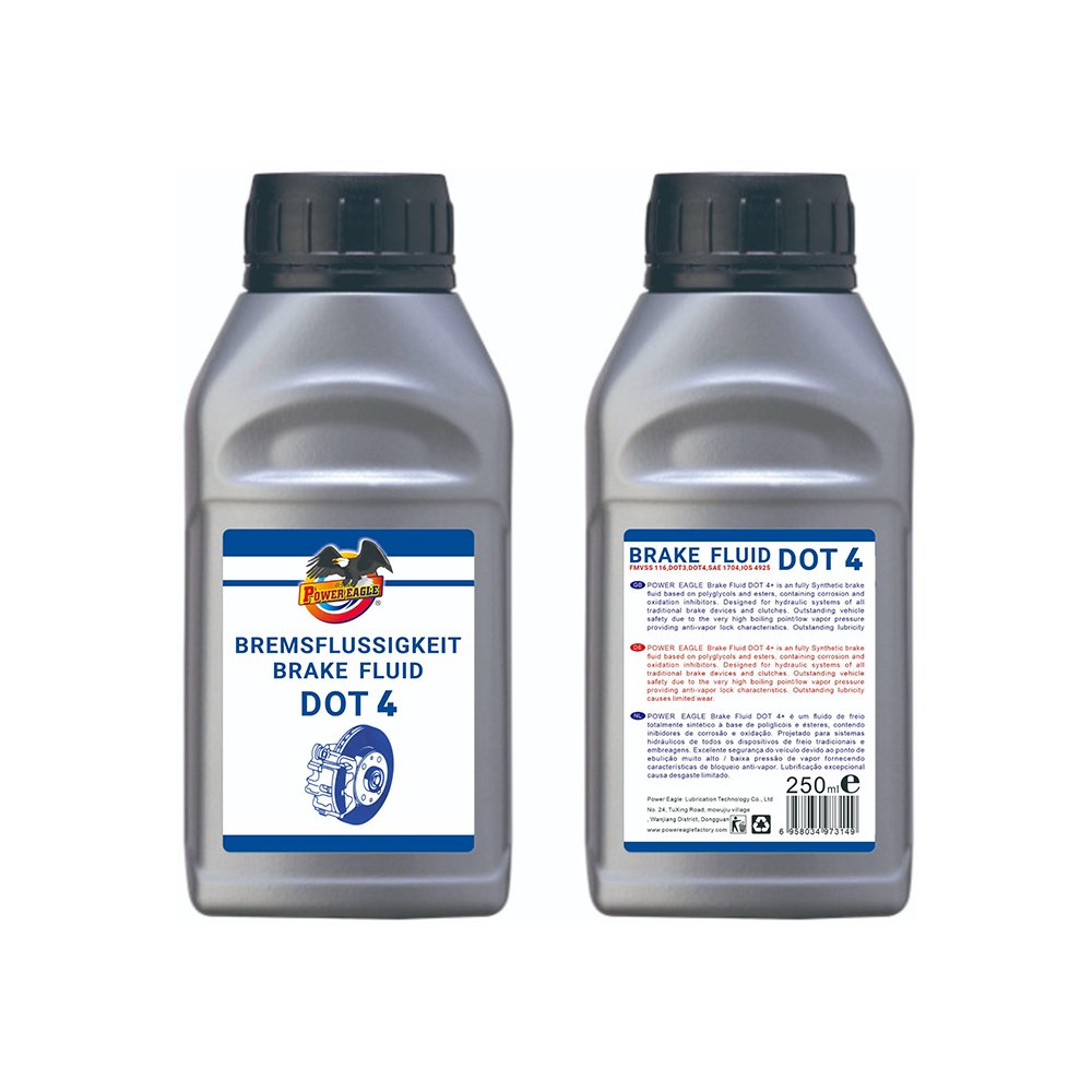 High Performance 250ml Brake Fluid DOT 3 Brake Oil Manufacture OEM Brake Fluid Lubricant Cleaner & Wash Car Care