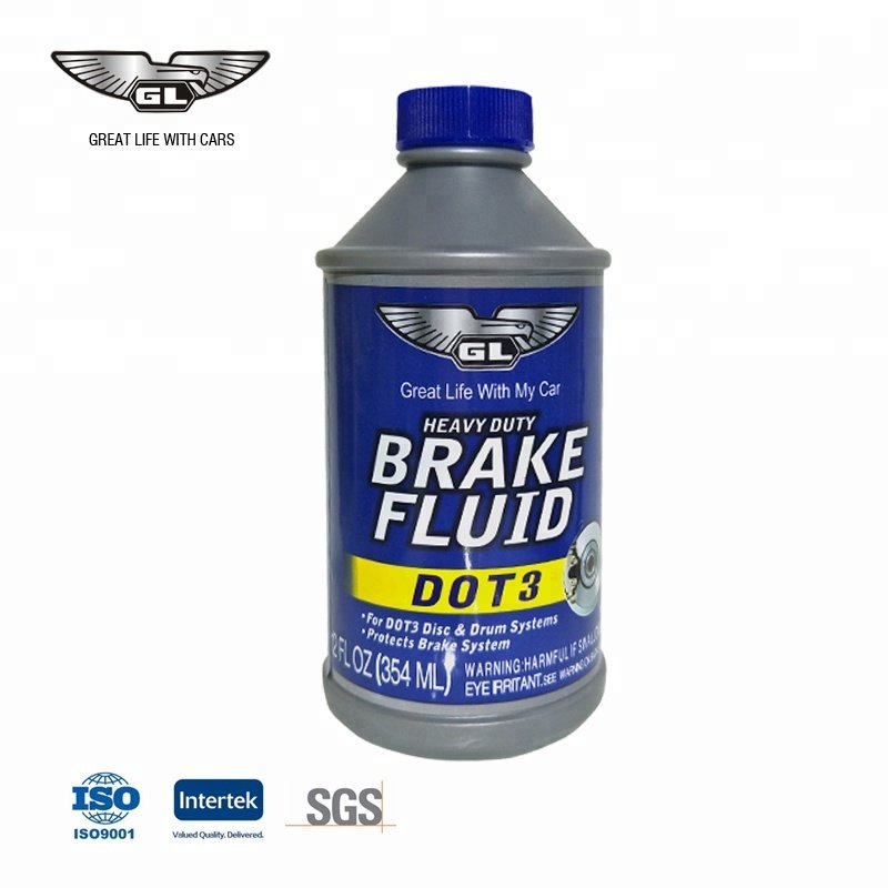 Automotive Brake System Brake Lubricant Oil Cheap 250ml GL Heavy Duty Cluth Brake Fluid DOT3
