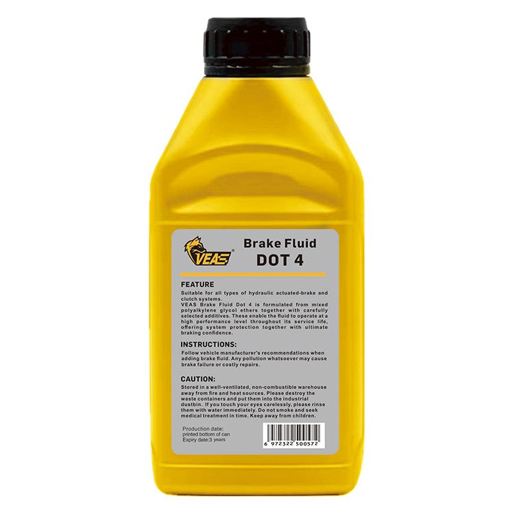 Wholesale Brake Lubricants OEM Factory Dot3 Car Brake Fluid and Clutch Fluid 500ML Liquid Base Oil General Composition