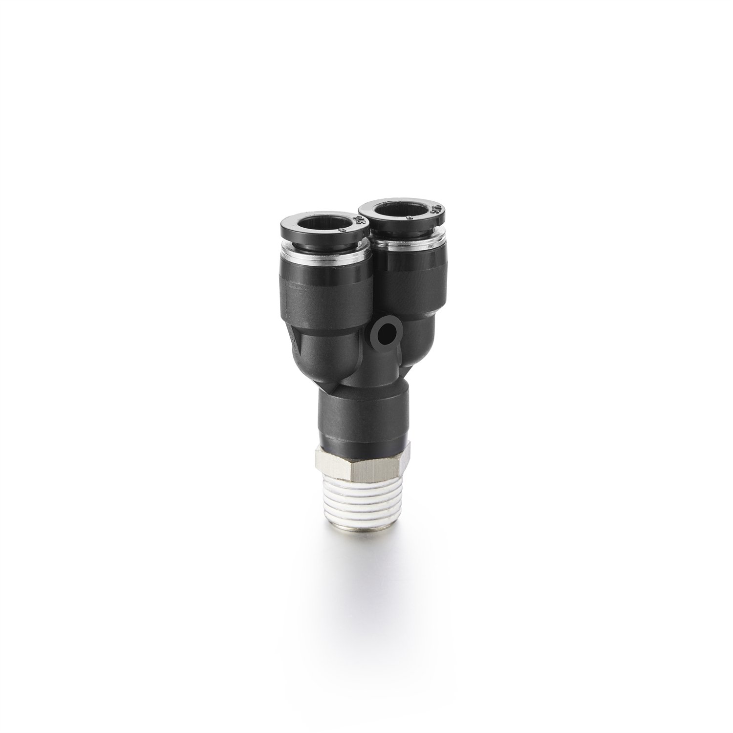 Quick Connecting PGT Fittings for Pneumatic Pipes & Tubes Plastic Tee Type Fittings