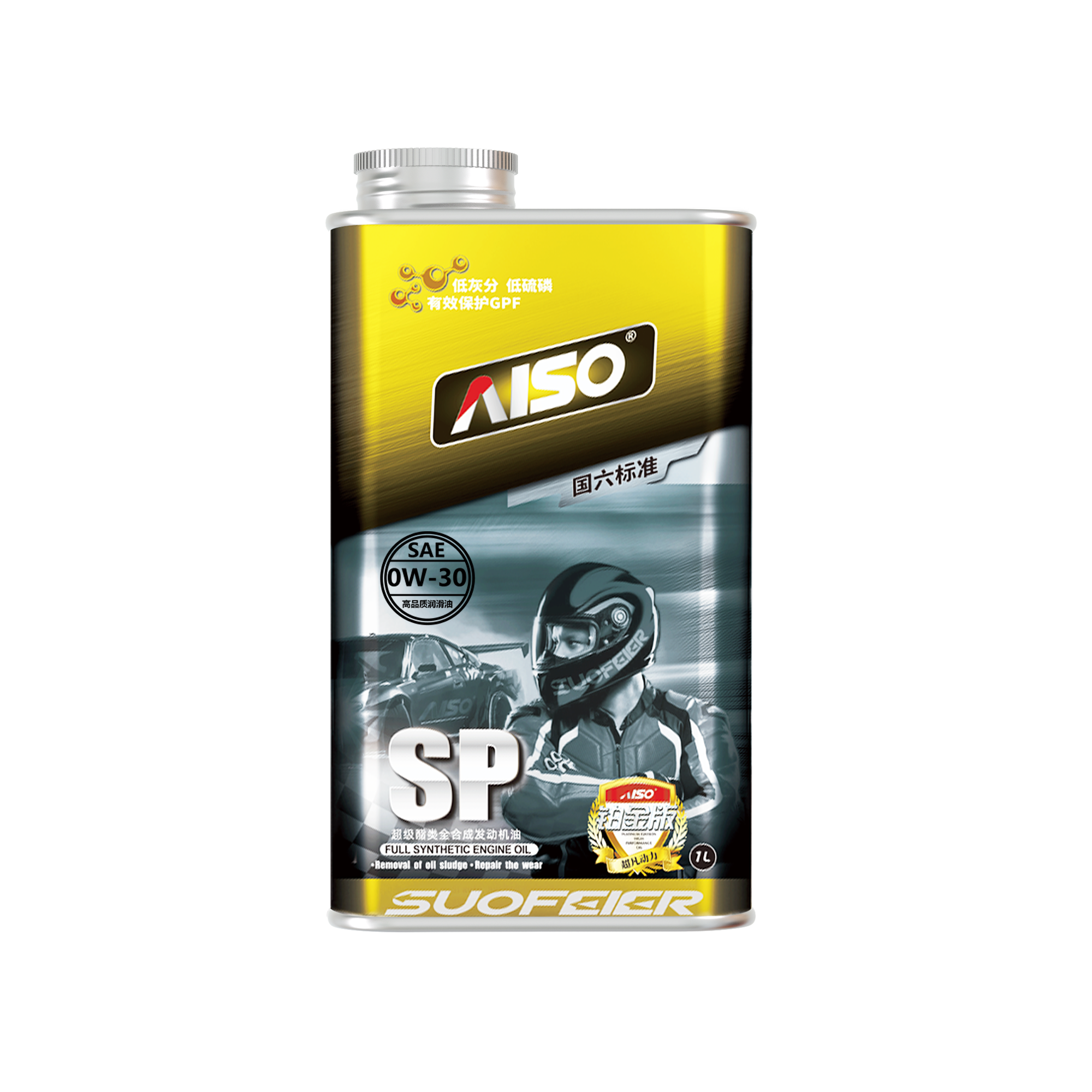 5W-30 Premium Full-Synthetic Engine Oil Anti-Wear Automotive Lubricant For European North American Vehicles