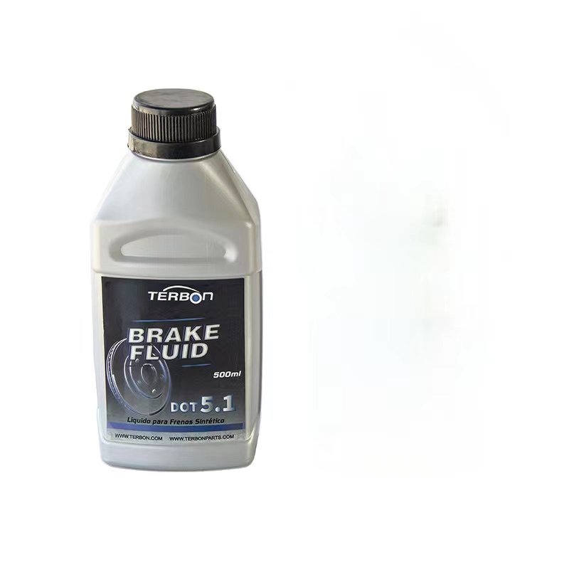 Wholesale Terbon Brake System 500ml Plastic Bottle Brake Fluid DOT 5.1 Car Brake Lubricants