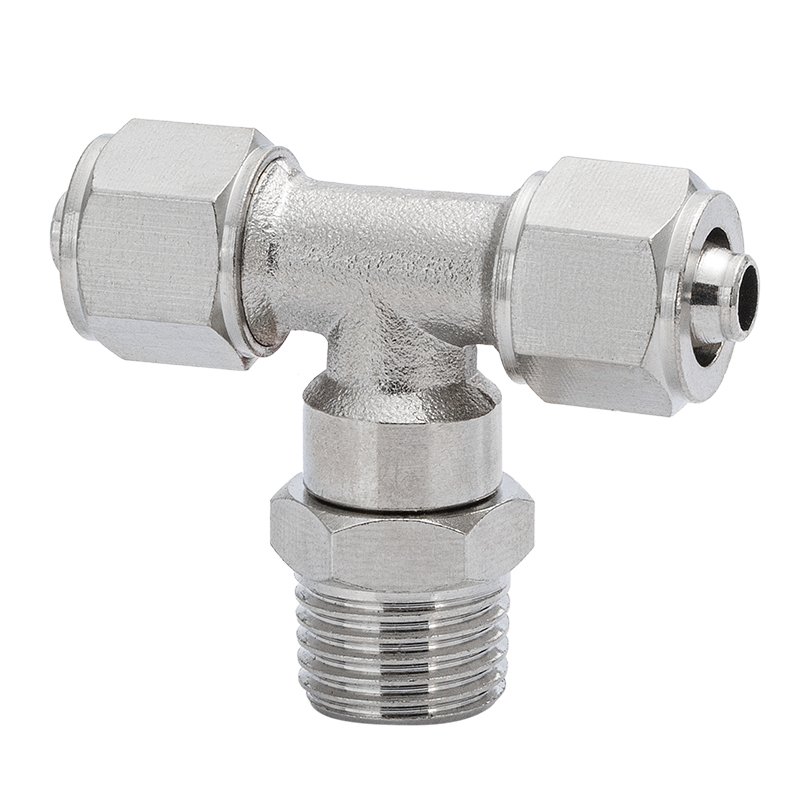 KNNSC-G/GD Speed Control Valve Fast Twist Brass Angle Elbow Fitting with Male Thread Bent Connector Pneumatic Parts