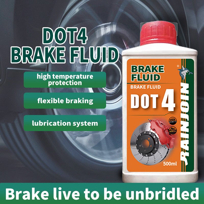 Rainjoin 500ml BRAKE FLUID DOT4 Brake Oil Brake System Cleaner Lubricant
