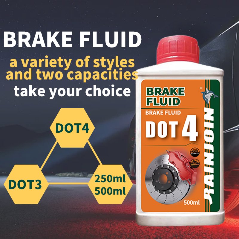 Rainjoin 500ml BRAKE FLUID DOT4 Brake Oil Brake System Cleaner Lubricant