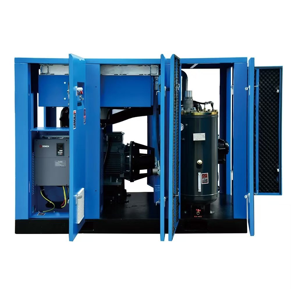 United 0.7mpa 90kw 380v/50hz Single-Stage Industrial Air Compressor Fixed Speed Screw Air Cooled 380v/50hz Single-Stage Fixed