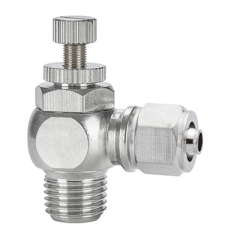 5 Pcs Sample 8mm 1/4 Threadx Type Brass Quick Twist Quick Swivel Compression Pneumatic Air Hose Fitting