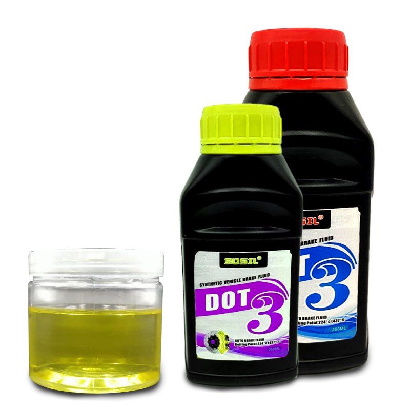 Cheap Good Quality High Performance China Plastic Bottle Automotive Hot Sale MSDS White Dot3 Factory Brake Fluid