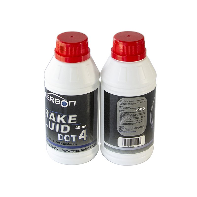 Terbon Wholesale Brake System 250/500ml Plastic Bottle Brake Fluid DOT 3/4/5.1 Car Brake Lubricants