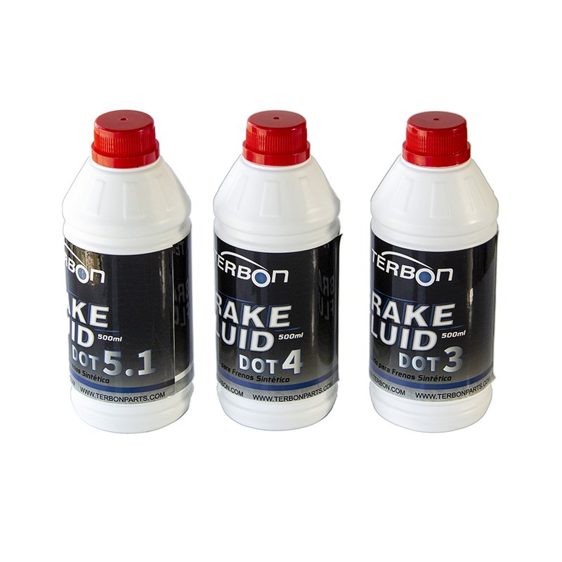 Terbon Wholesale Brake System 250/500ml Plastic Bottle Brake Fluid DOT 3/4/5.1 Car Brake Lubricants