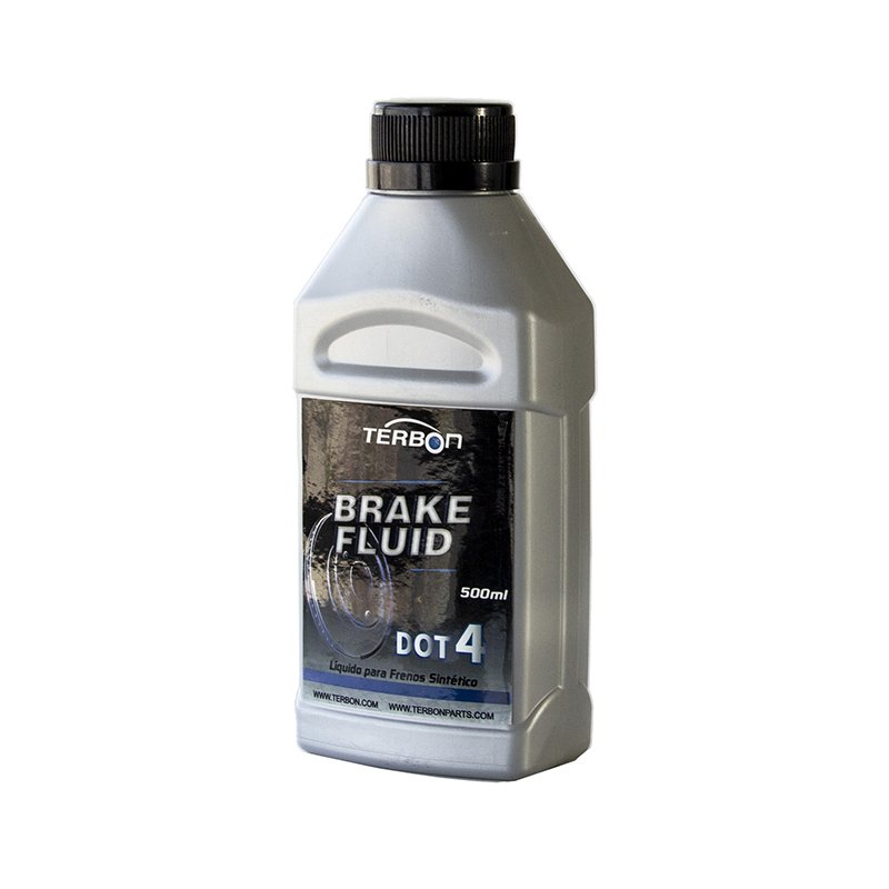 Terbon Wholesale Brake System 500ml Plastic Flat Bottle Brake Fluid DOT 3/4/5.1 Car Brake Lubricants