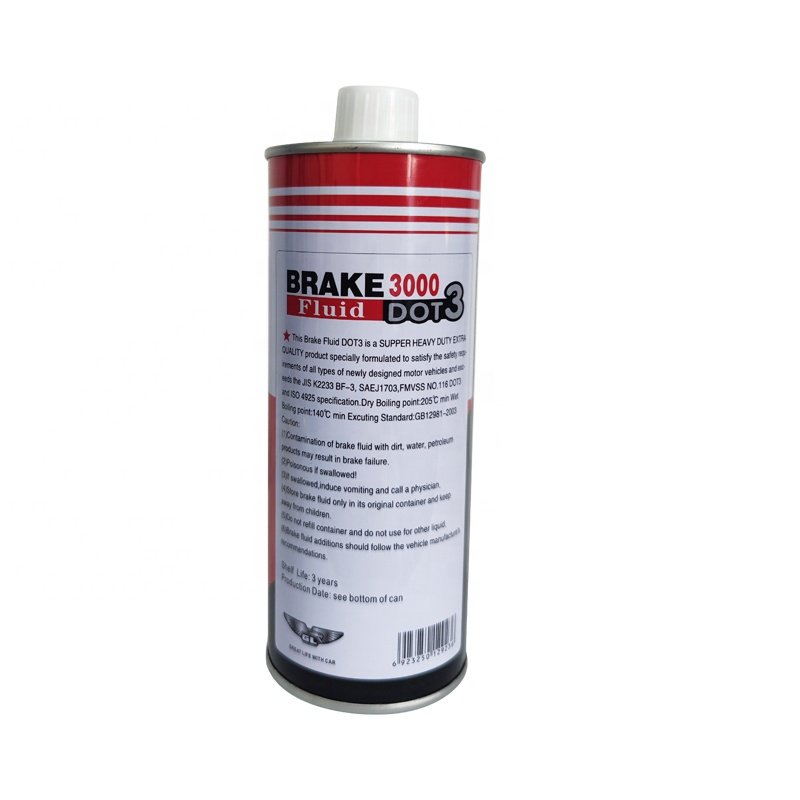500ML Brake Oil High Performance Types of Brake Fluid Dot 3 for Car
