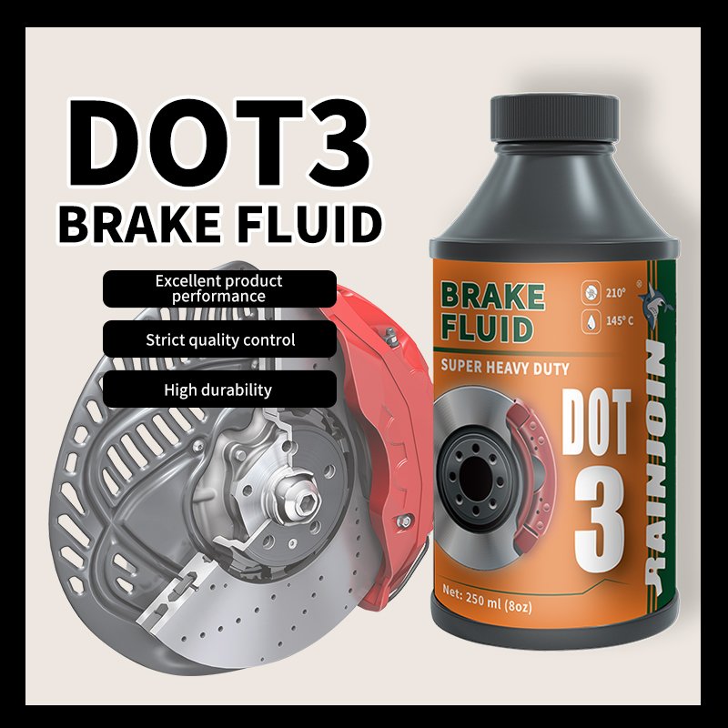 High-Quality DOT3 Brake Fluid for Car Motorcycle Vehicles Automotive Safety