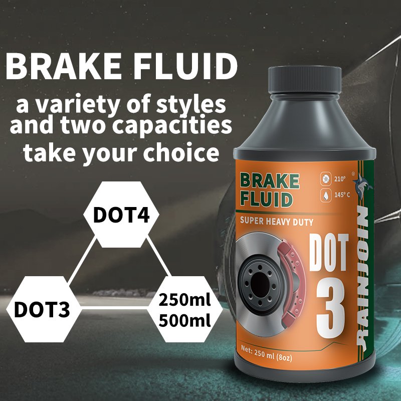 High-Quality DOT3 Brake Fluid for Car Motorcycle Vehicles Automotive Safety