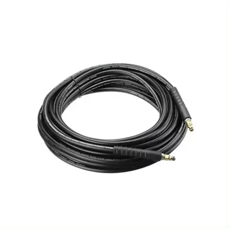 SAE100R1 High Pressure Hydraulic Rubber Hose Assembly Inside Steel Braided Hydraulic Concrete Pump Brass Hose Nozzle