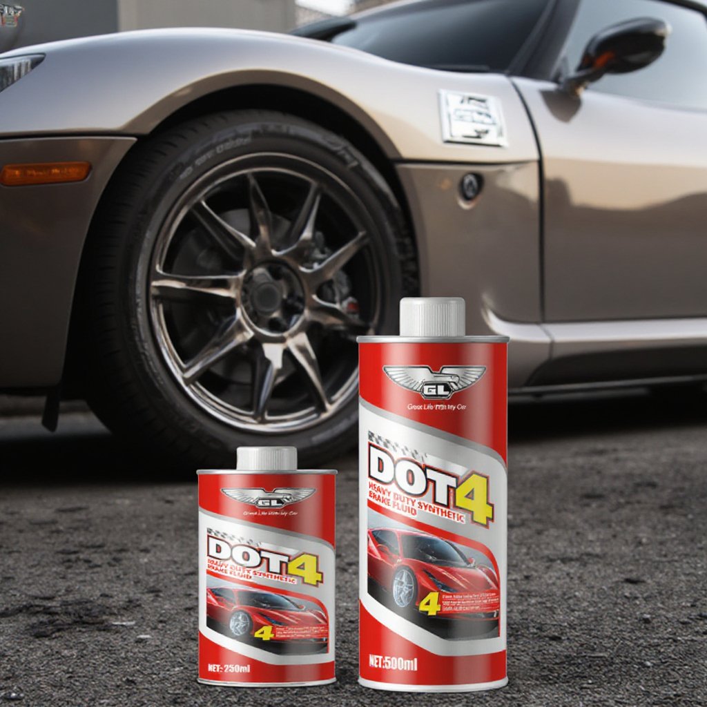 High Efficiency Synthetic Brake Fluid Oil Liquid Wholesale Car Brake Oil DOT4