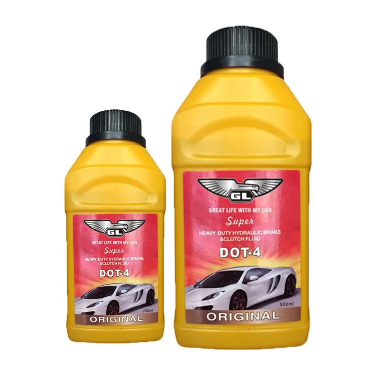 Wholesale Car Care Lubricant Mineral Oil Dot4 Dot 3 Brakes Fluid Brake Oil