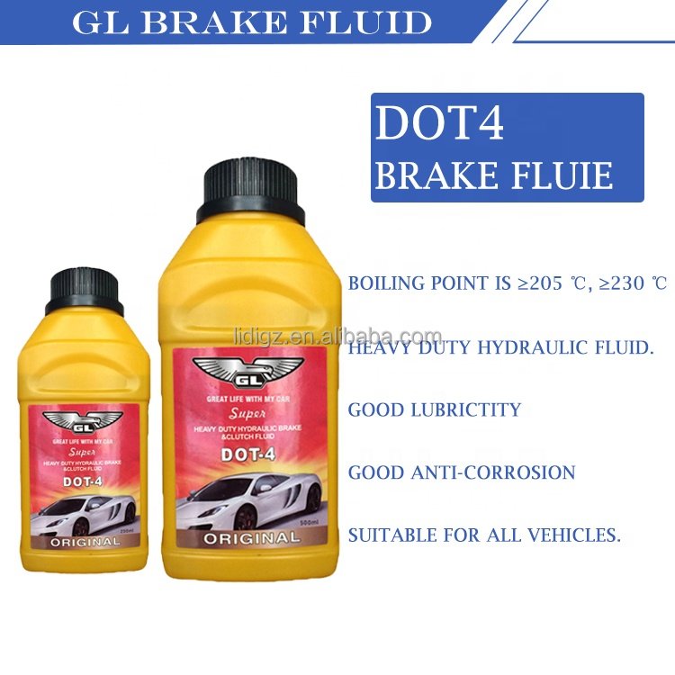 Wholesale Car Care Lubricant Mineral Oil Dot4 Dot 3 Brakes Fluid Brake Oil
