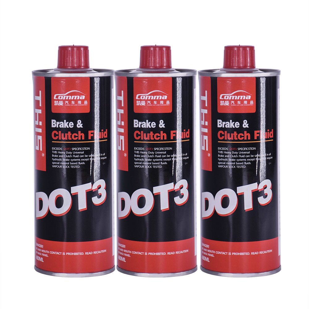 Brake Fluid Plastic Bottle/Iron Can Heavy Duty Hydraulic Car Brake Fluid DOT 3 Brake Fluid