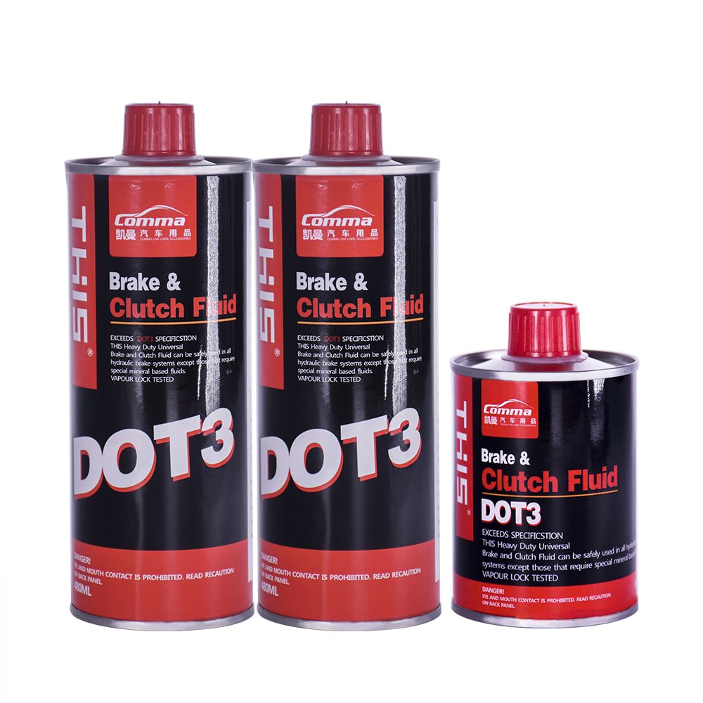 Brake Fluid Plastic Bottle/Iron Can Heavy Duty Hydraulic Car Brake Fluid DOT 3 Brake Fluid