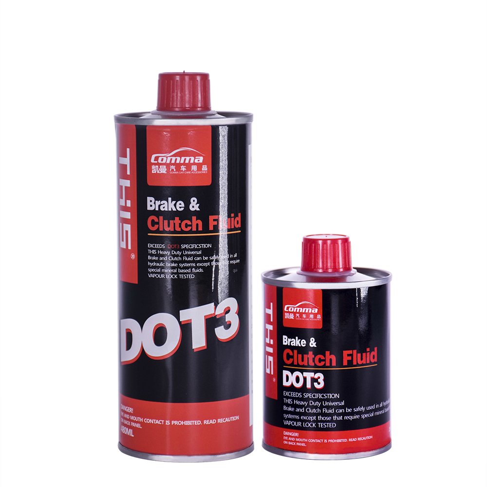 Brake Fluid Plastic Bottle/Iron Can Heavy Duty Hydraulic Car Brake Fluid DOT 3 Brake Fluid