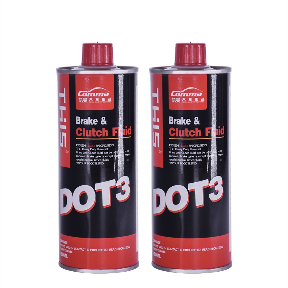Brake Fluid Plastic Bottle/Iron Can Heavy Duty Hydraulic Car Brake Fluid DOT 3 Brake Fluid