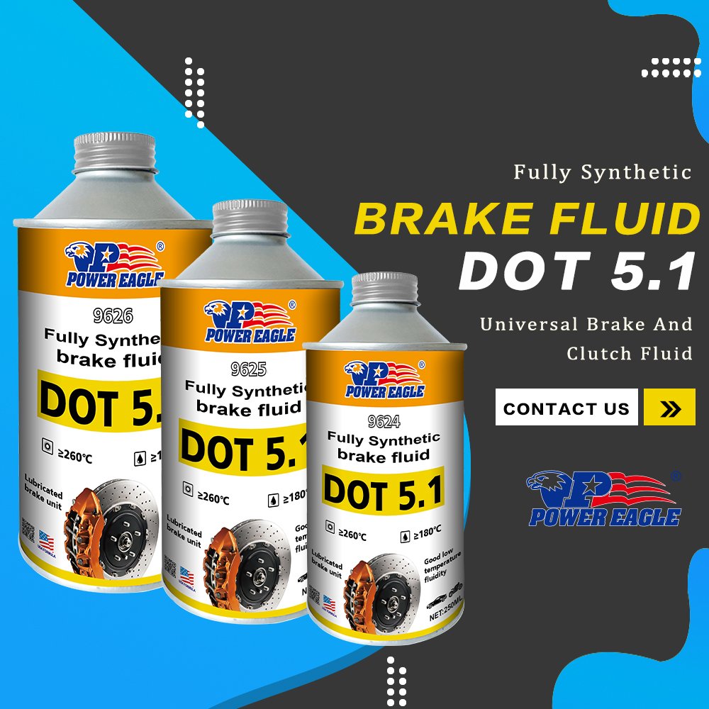Car Brake Fluid Briton DOT 5.1 Hight Performance Hydraulic Brake Fluid Direct