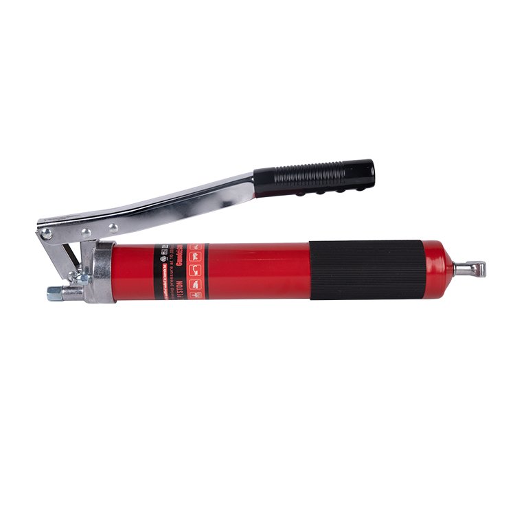 Portable 600CC High Pressure Double Piston Hand Grease Gun With Aluminium Alloy Head