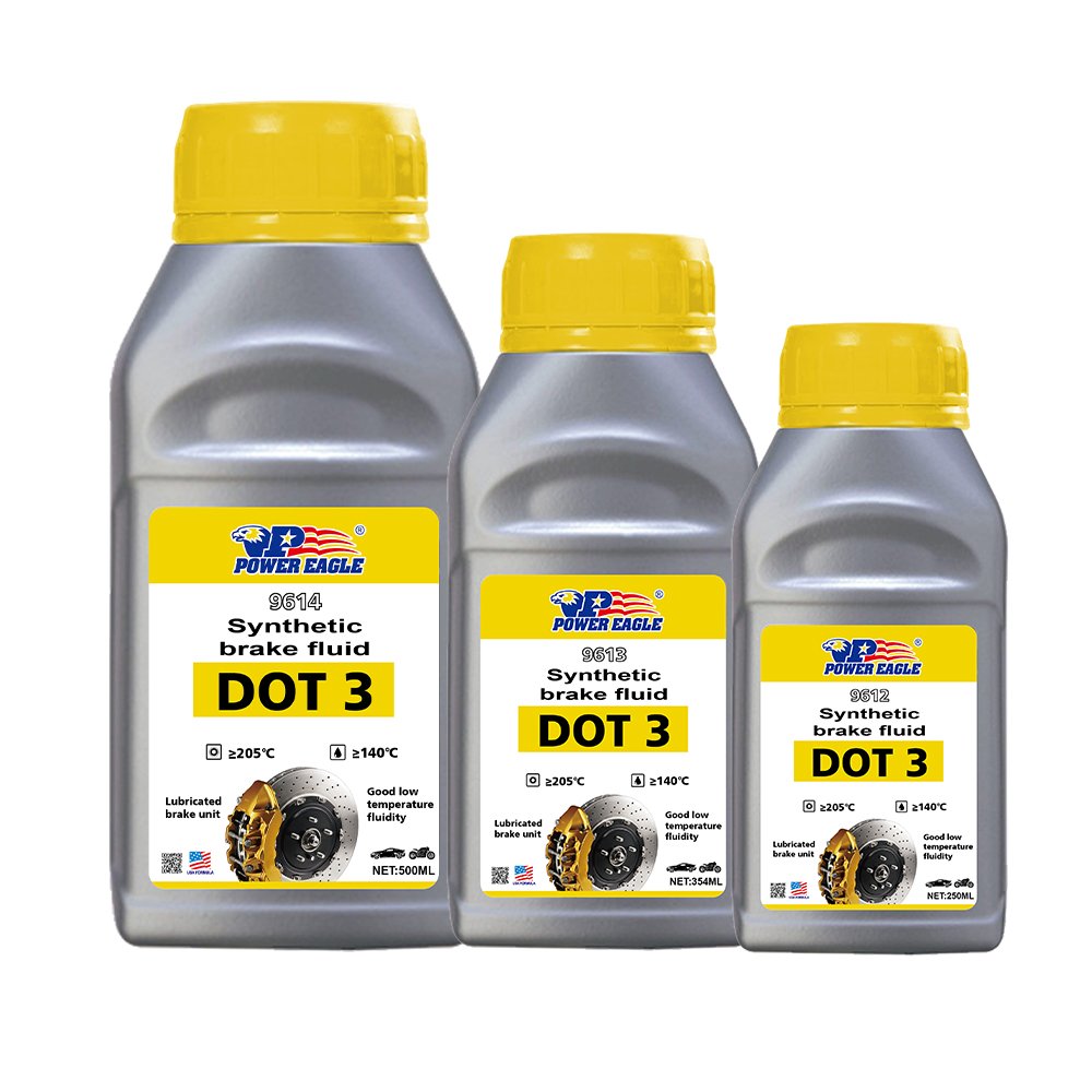 Car Brake Fluid DOT 3 Hight Performance Hydraulic Brake Fluid Brake Oil Dot 3