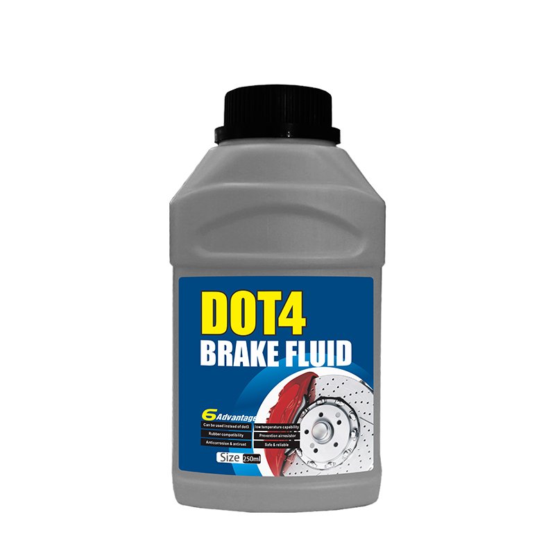 Factory Price Customize Brake Fluid 250ml 500ml Dot 4 Brake Lubricant