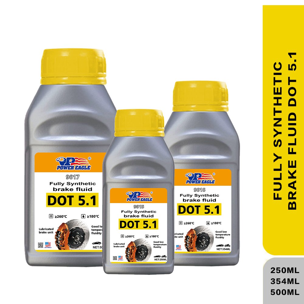 Heavy Duty High Quality Car Brake Fluid Dot 3 Hydraulic Dot4 Brake Oil