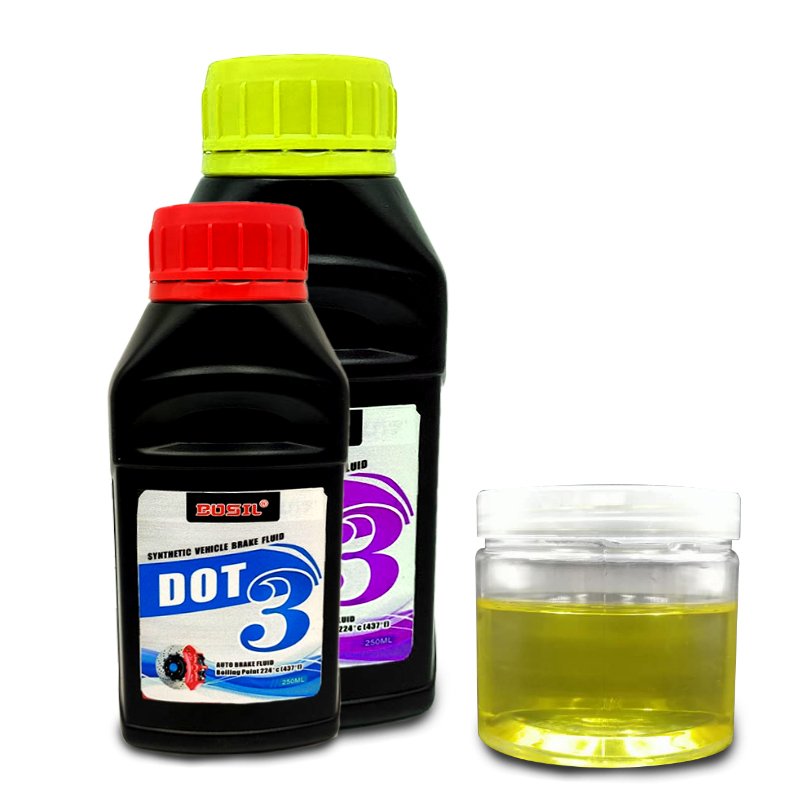 Cheap Factory High Performance Good Quality China Plastic Bottle Automotive Hot Sale MSDS Yellow Dot3 Brake Fluid