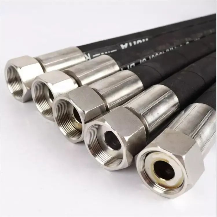 Top Factory Super Long Service Life 1 - 5 Inch High Pressure Rubber Hose Oil Fuel Hose Brake Hose for toyota Machine