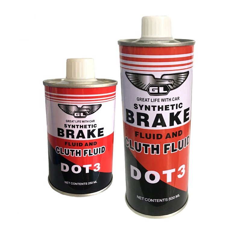 250ML& 500ML Factory Brake Fluid Dot3 Free Sample Lubricant OIL for Clutch