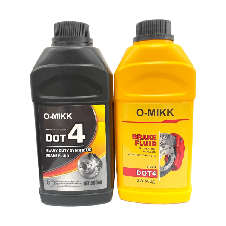 Brake Fluid 500ml Bottle Dot4 Lubricant Synthetic Brake Fluid