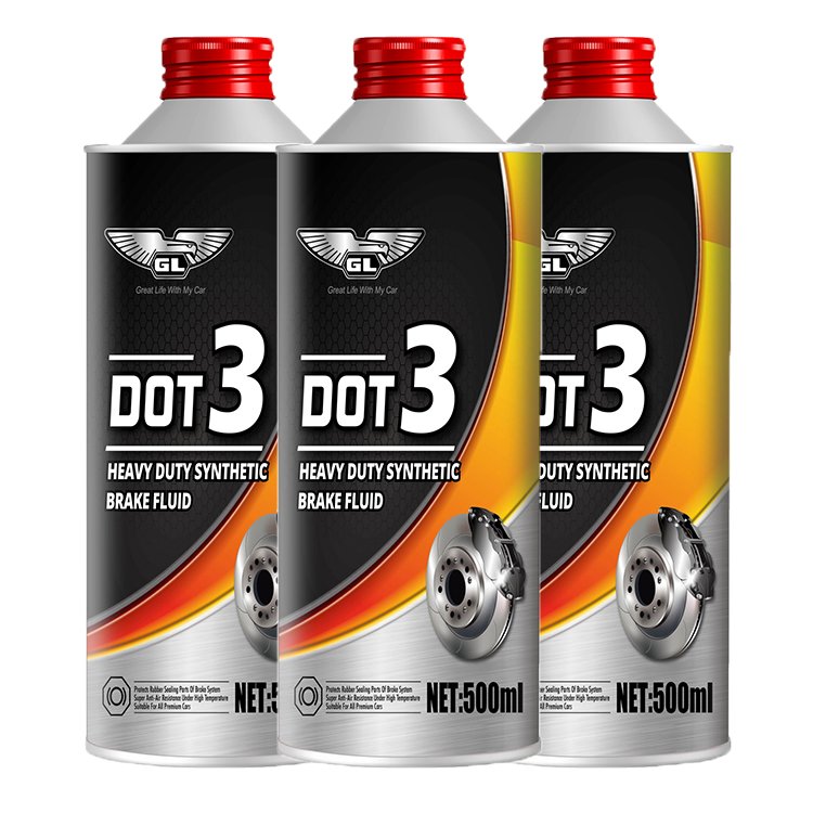 Lubricant Oil Free Sample 500ml Brake Fluid Dot3 With MSDS