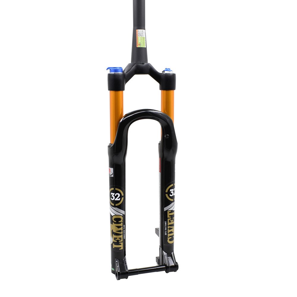 1.59kg DFS Air Fork Mountain Bike Suspension Front Fork MTB Oil Damping for Bicycle Fork CIVET-RLC-TP--32-15X100