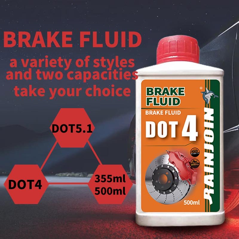 500ml DOT4 Synthetic Brake Fluid Automotive Flexible Brake Lubrication Brake Fluid