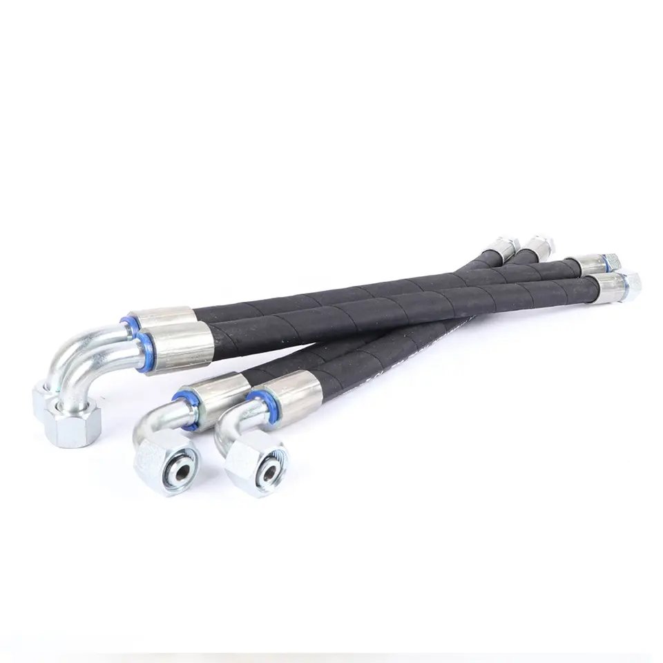 Oil Hose Hydraulic Rubber Professional Manufacturer 70 Mpa High Pressure 2 Meters Sand Spray Gun with Glue Hose