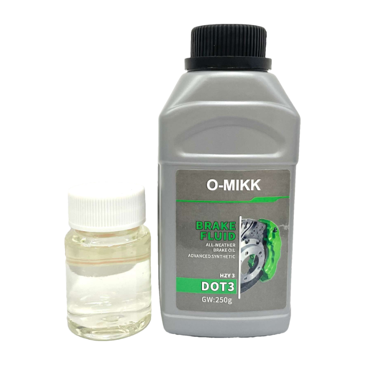 Manufacturer 250ml Brake Fluid Dot3 with Plastic Bottle for Car Care Brake Oil