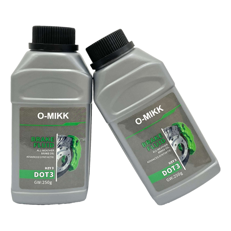 Manufacturer 250ml Brake Fluid Dot3 with Plastic Bottle for Car Care Brake Oil