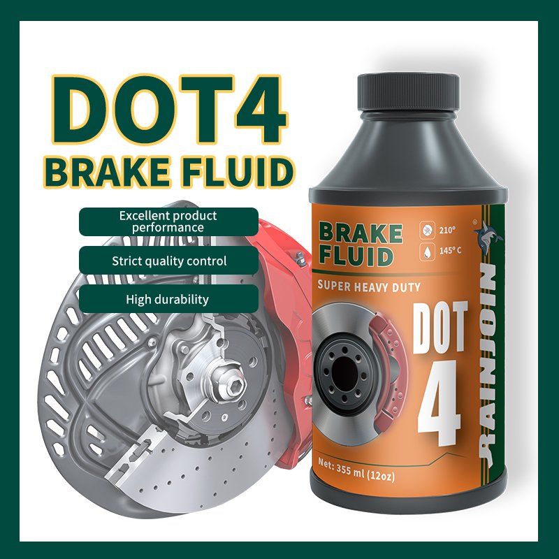 355ml BRAKE FLUID DOT4 Brake System Cleaner Lubricant Brake Oil